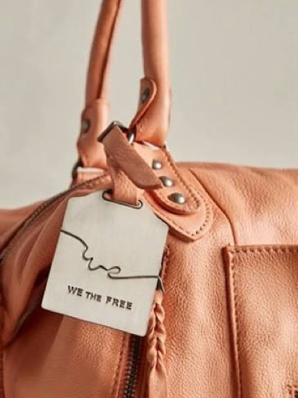 F.P. We The Free Baby Emerson Tote in Apricot, NWT - Picture 4 of 5